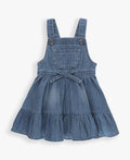Denim overall dress