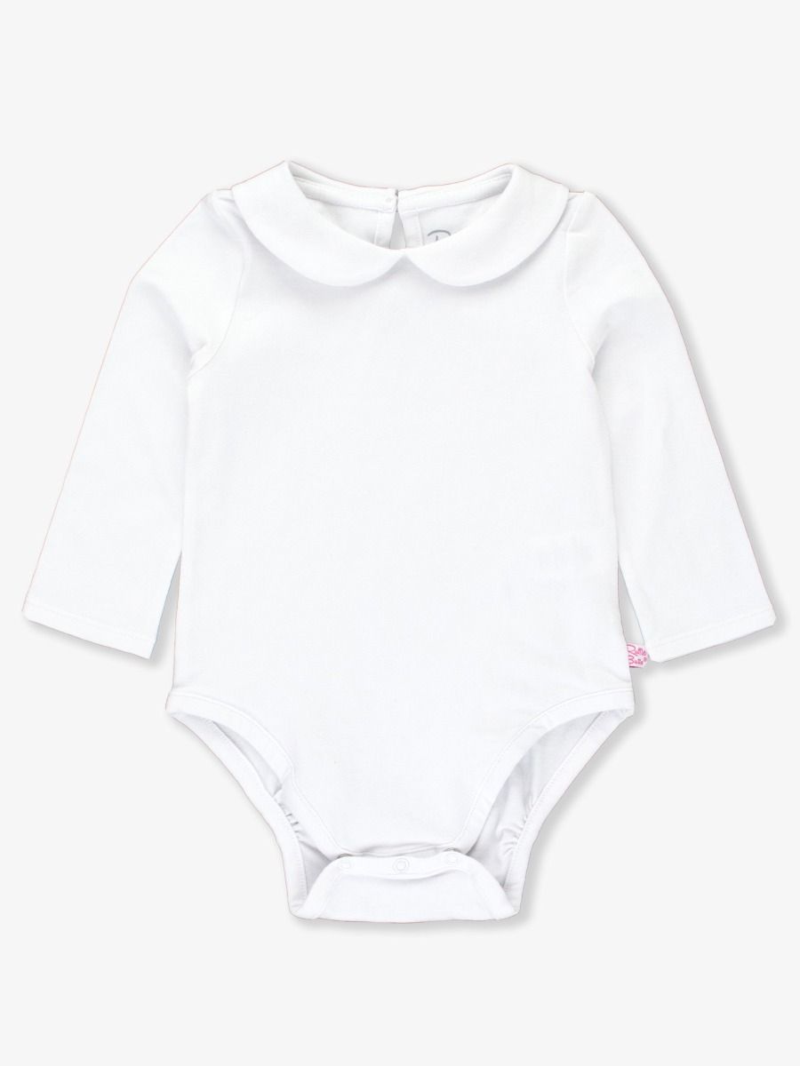 Ruffle butts Peter Pan collar onesie