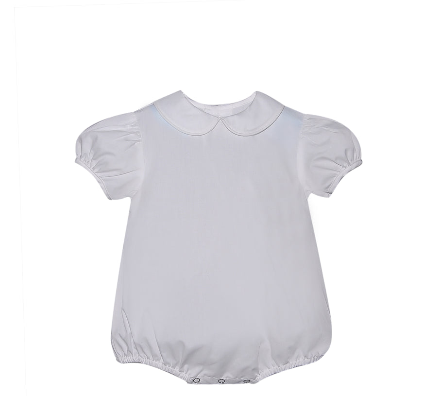 Baby Sen Ruffle Sleeve Piped Collar Bubble
