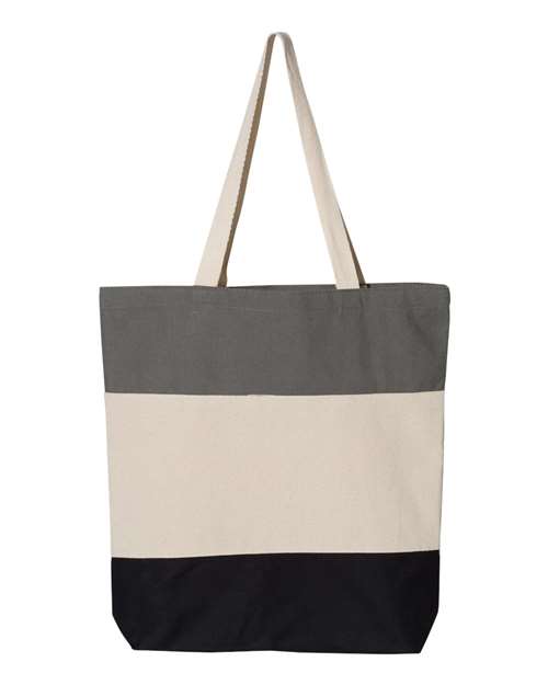 Tri-Color Tote Bag