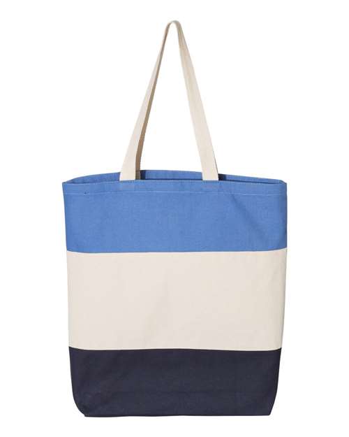 Tri-Color Tote Bag