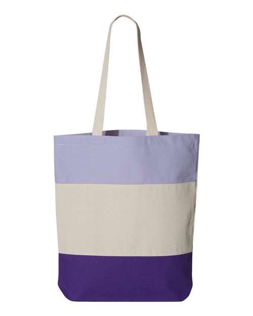 Tri-Color Tote Bag