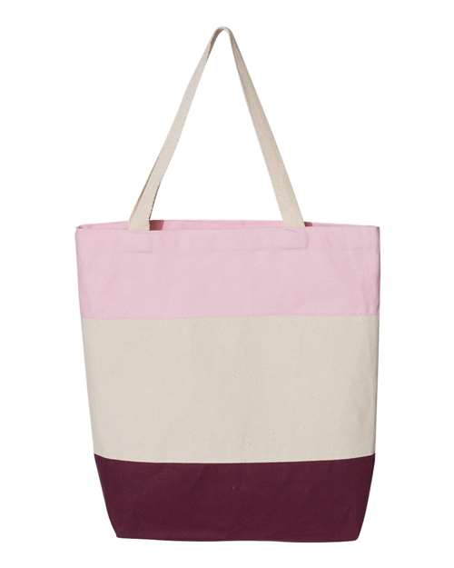 Tri-Color Tote Bag