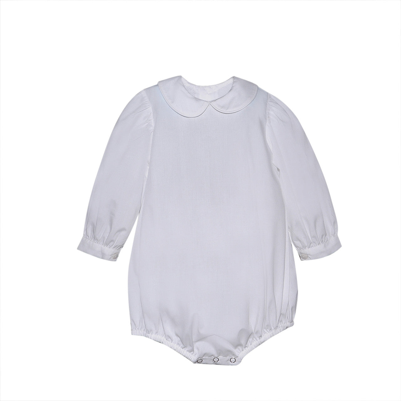 Baby Sen Long Sleeve Piped Collar Bubble