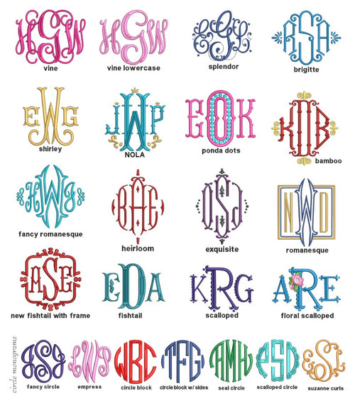 Basic Monograms