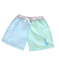 Seersucker Swim Trunks
